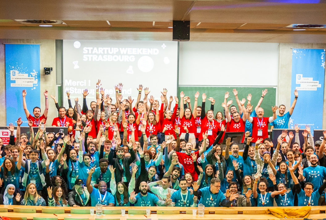 Photo des participants Startup Weekend Strasbourg 2025